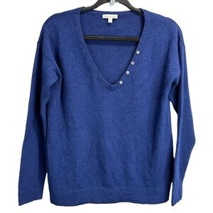 Minnie Rose Cashmere V Neck Sweater
